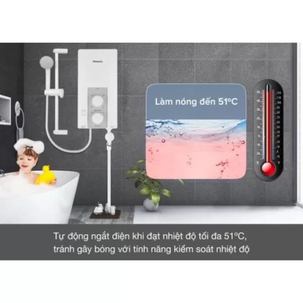Máy nước nóng trực tiếp Panasonic 4500W DH-4RL1VW