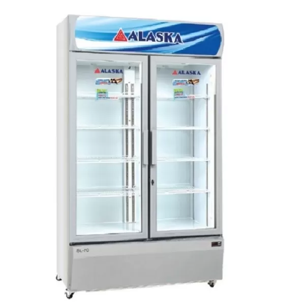 Tủ mát Alaska 2 cửa 700 lít SL-7C dàn lạnh đồng