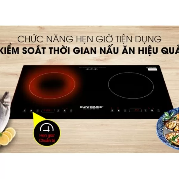 Bếp từ đôi Sunhouse SHB9101