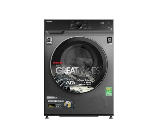 Máy giặt Toshiba Inverter 8.5 kg TW-BK95M4V(SK) lồng ngang