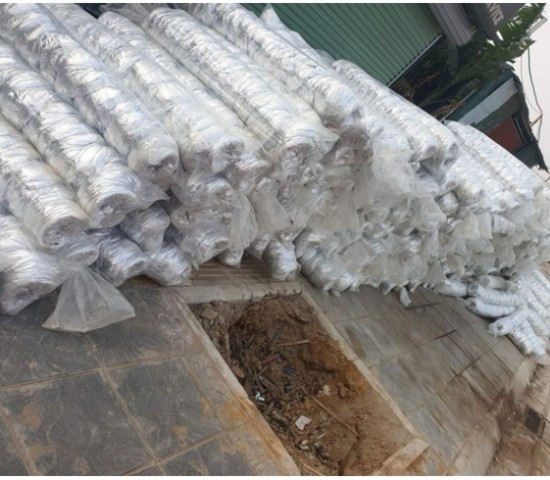 Ống gió mềm có bảo ôn D127mm x 8m